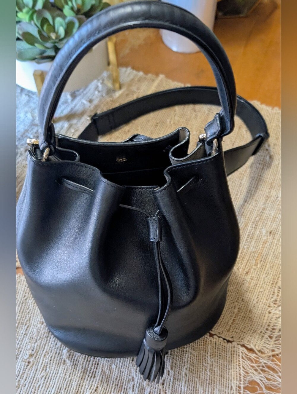 Anya Hindmarch  Bucket Bag in Black
